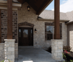 Cedar Square Column on Stone Piers Upgrade