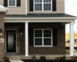 Front Entry Square Fluted Columns