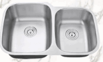 STAINLESS STEEL 60 40 OMICROM UNDERMOUNT
