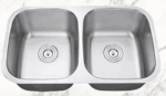 STAINLESS STEEL DOUBLE BOWL UNDERMOUNT PICTURE