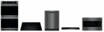 sa233 Built In 2C Gallery Electric Black Stainless