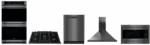 sa274 Built In 1C Gallery Gas Range Black Stainless