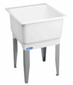spm50 Mustee 14 Laundry Tub White
