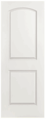 sx081 Garage Entry Door Profile 2 Panel Camber Top