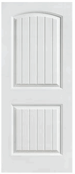 sx081 Garage Entry Door Profile 2 Panel Cheyenne Plank