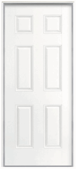 sx081 Garage Entry Door Profile 6 Panel