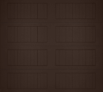 sx631 CHI Overhead Door Stamped Carriage House Standard Brown