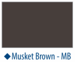 sx651 Aluminum Gutter Musket Brown