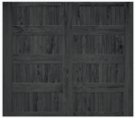 GARAGE DOOR COLOR CARRIAGE STYLE CARBON OAK