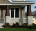 PORCH ELEMENTS CEDAR TAPERED COLUMNS