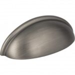 sch61 Cabinet Hdwr Throughout Grp 1F Florence Cup Pull Brushed Pewter