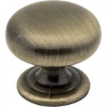 sch61 Cabinet Hdwr Throughout Grp 1F Florence Knob Brushed Antique BBrass
