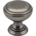 sch61 Cabinet Hdwr Throughout Grp 1F Tiffany Knob Brushed Pewter