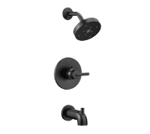 Shower Tub Faucet Delta Trinsic Matte Black