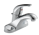 Vanity Faucet Delta Foundations 4 inch Chrome