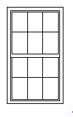 Colonial single hung