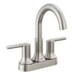 Vanity Faucet Delta Trinsic Centerset Stainless