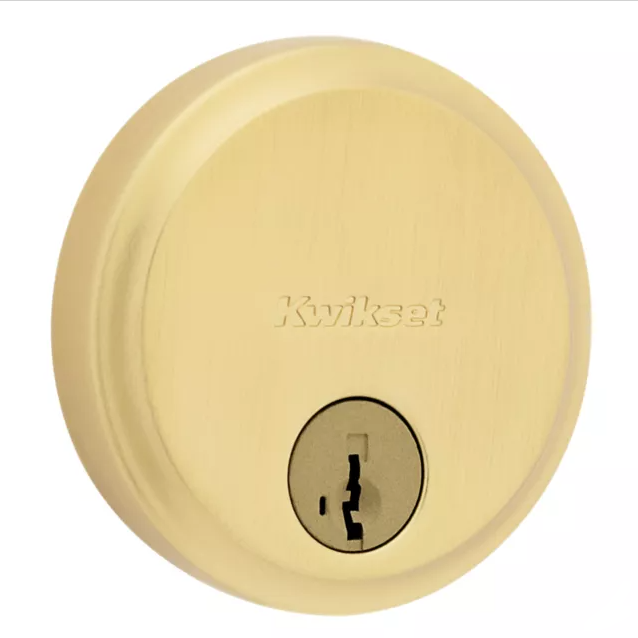 Door Hardware Deadbolt 258 Satin Brass