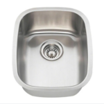 Bar SInk Crescent Stainless Steel